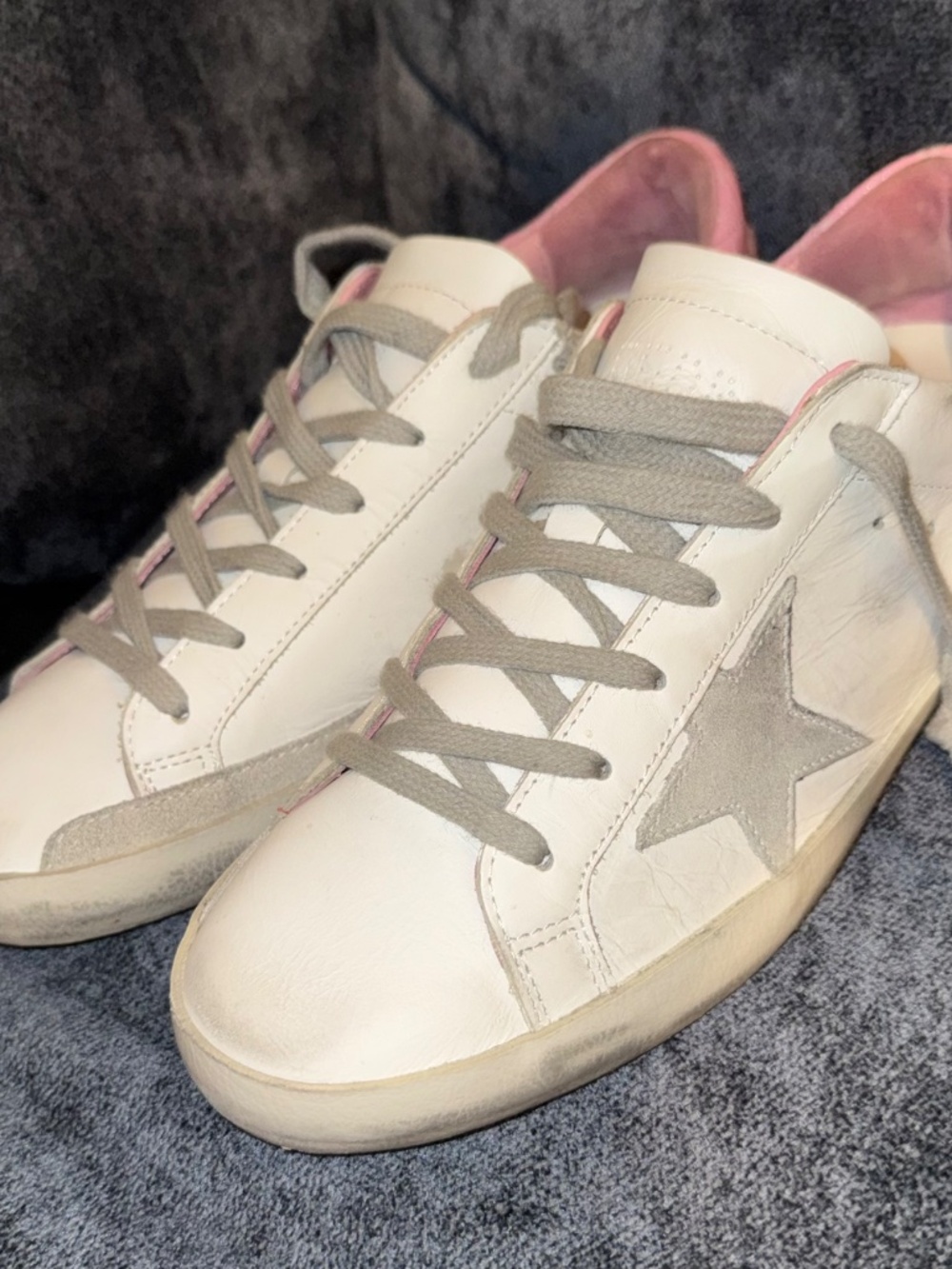 Golden Goose Superstar Pink White Leather Sneakers EU 39 Authenticated - Picture 13 of 16